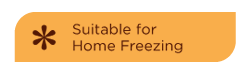 Suitable for freezing